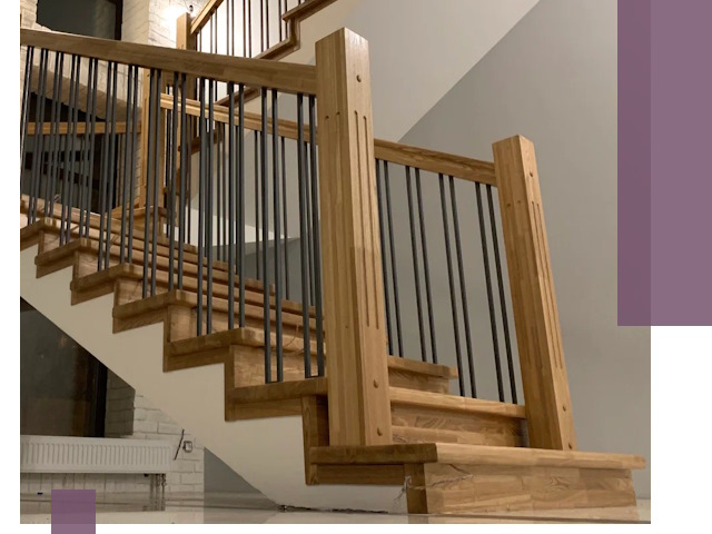 Реставрация деревянных и металлических лестниц в Дивногорске