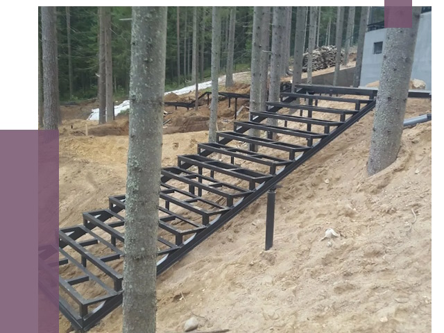 Монтаж металлических лестниц в Дивногорске от 13396 руб. 