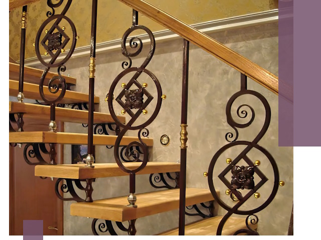 Изготовление кованых лестниц под ключ в Дивногорске