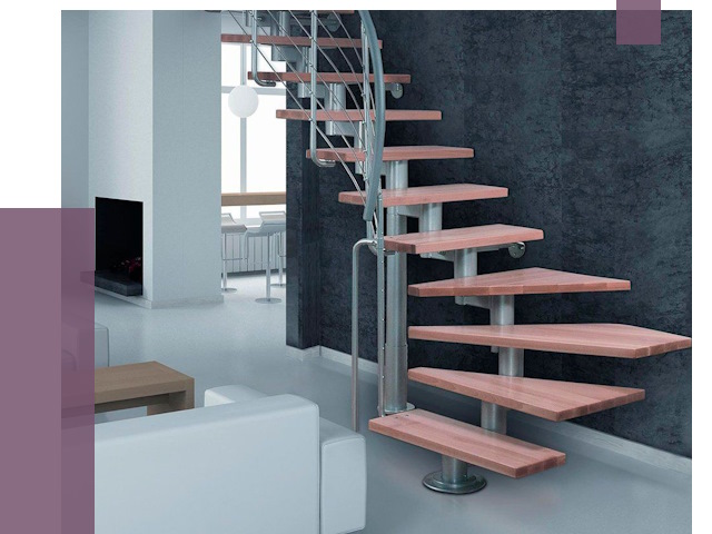 Модульные лестницы в Дивногорске от 16682 руб. — купить в ПРОЛЁТ-Двн