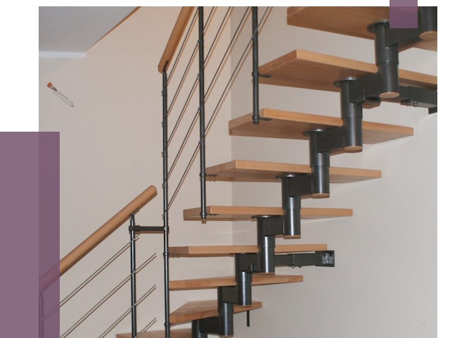 Изготовление модульных лестниц в Дивногорске от 11374 руб. 