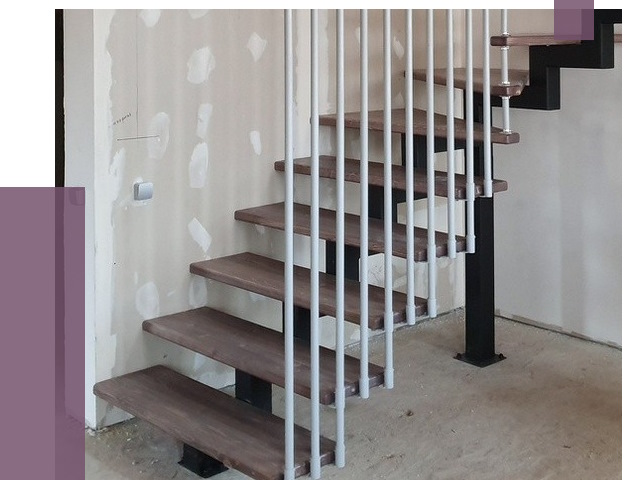 Монтаж лестниц на больцах в Дивногорске от 8290 руб. — надежно| ПРОЛЁТ-Двн