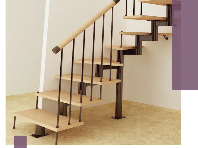 Монтаж лестниц на больцах в Дивногорске — быстро и надежно