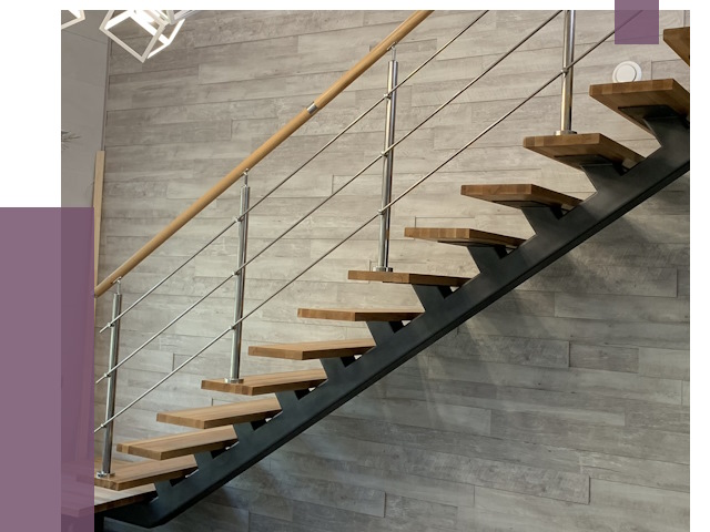 Изготовление лестниц на монокосоуре в Дивногорске от 75320 руб. 