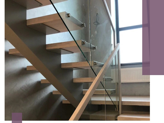 Изготовление лестниц на монокосоуре в Дивногорске с монтажом и гарантией