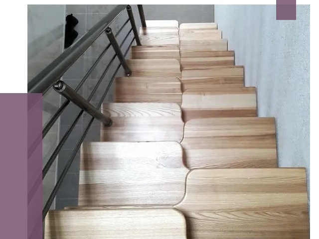 Лестницы гусиный шаг в Дивногорске от 12890 руб. под ключ | ПРОЛЁТ-Двн