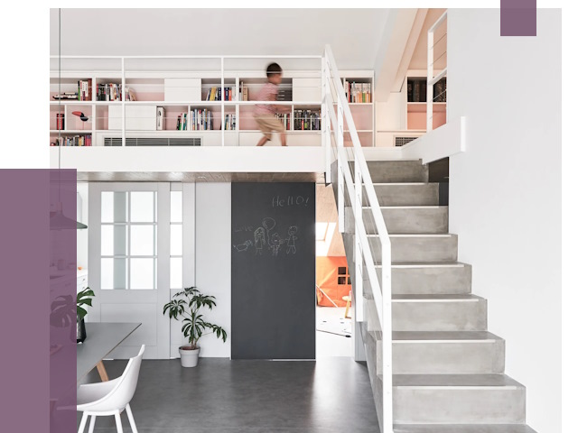 Лестницы для двухуровневой квартиры в Дивногорске от 174398 руб. | ПРОЛЁТ-Двн