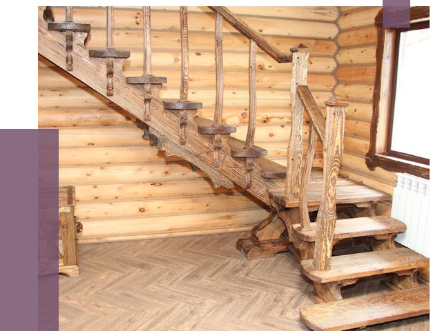 Лестницы в баню в Дивногорске от 18906 руб. — изготовление | ПРОЛЁТ-Двн