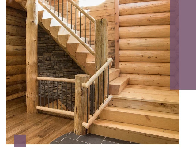 Лестницы в баню под заказ и профессиональный монтаж в Дивногорске