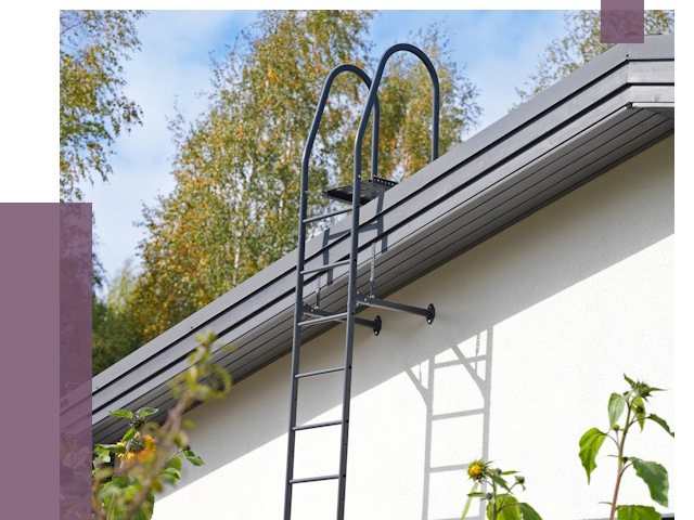 Лестницы на крышу в Дивногорске от 18906 руб. — монтаж и монтаж ПРОЛЁТ-Двн