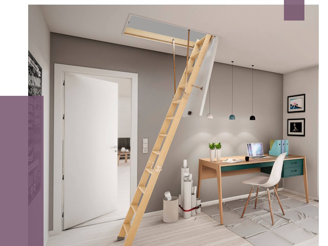 Чердачные лестницы в Дивногорске — от 14407 руб. | ПРОЛЁТ-Двн