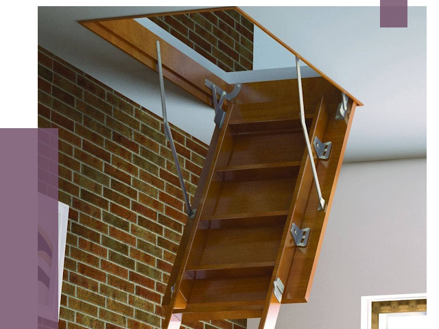 Установка чердачной лестницы в Дивногорске от 7734 руб. | ПРОЛЁТ-Двн