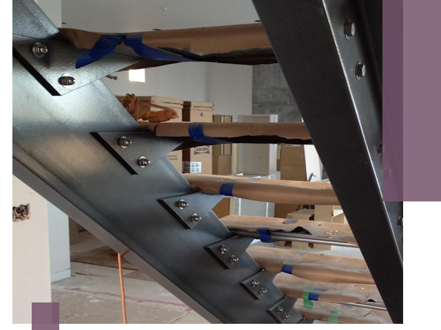 Усиление лестничных конструкций и усиление опор в Дивногорске