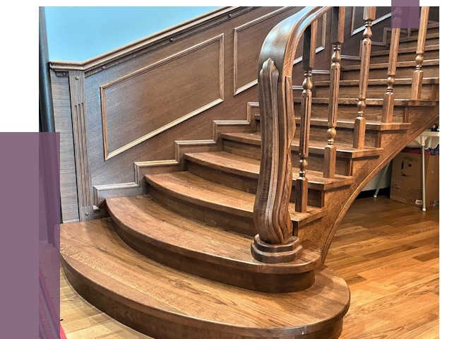 Дубовые лестницы под ключ в Дивногорске от 174398 руб. — ПРОЛЁТ-Двн