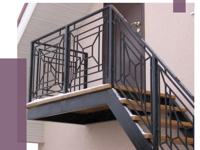 Металлические перила в Дивногорске от 4246 руб.  | ПРОЛЁТ-Двн
