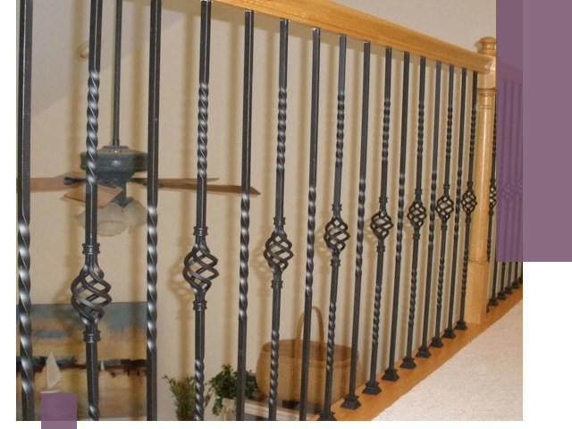 Изготовление и монтаж кованных перил в Дивногорске под ключ