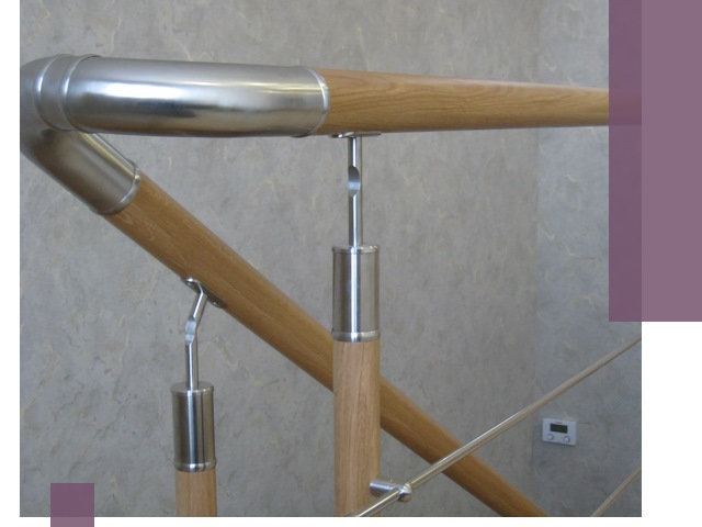 Комбинированные перила на заказ в Дивногорске — монтаж и производство