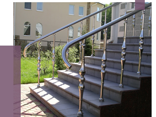 Перила для крыльца в Дивногорске от 10616 руб. — монтаж ПРОЛЁТ-Двн