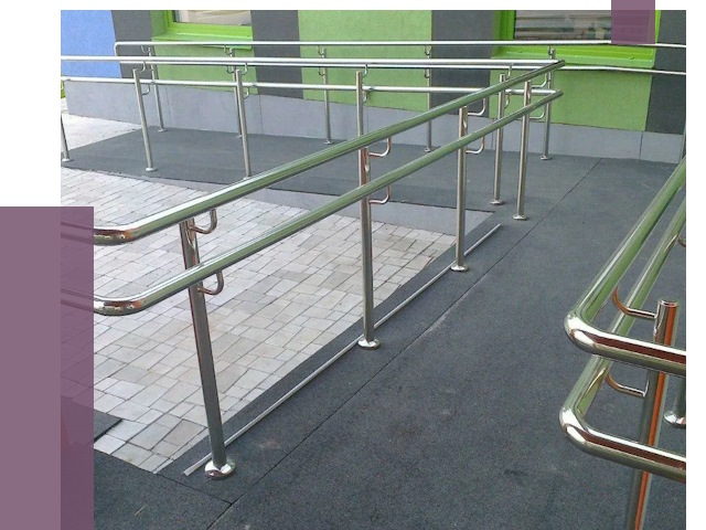 Ограждения пандусов в Дивногорске от 4297 руб. монтаж | ПРОЛЁТ-Двн