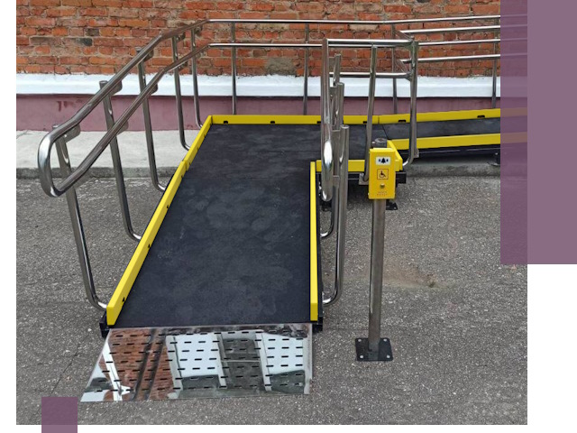 Изготовление наклонных пандусов для инвалидов в Дивногорске