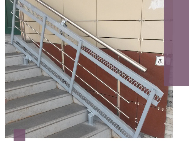 Изготовление откидных пандусов под ключ в Дивногорске