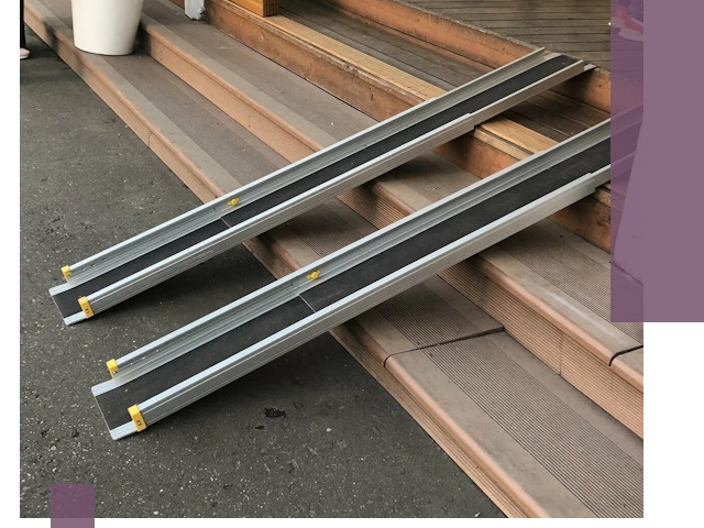 Телескопические пандусы под ключ в Дивногорске — изготовление и монтаж