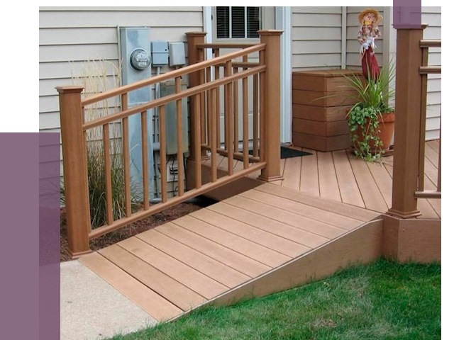 Пандус на крыльцо в Дивногорске под ключ от 7684 руб. 