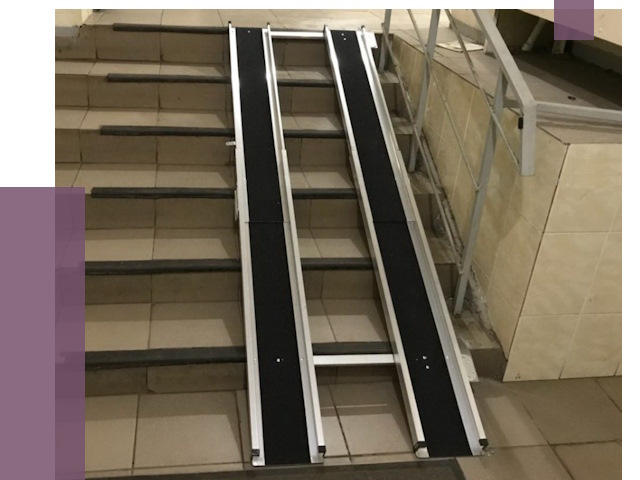 Установка пандуса в подъезд в Дивногорске от 7886 руб. под ключ | ПРОЛЁТ-Двн