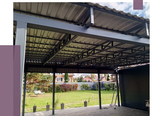 Монтаж навесов в Дивногорске от 7279 руб. — установка навеса | ПРОЛЁТ-Двн