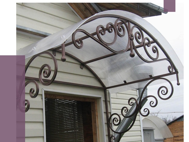 Изготовление козырьков в Дивногорске от 7279 руб. — заказать | ПРОЛЁТ-Двн