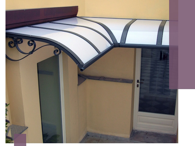 Монтаж козырьков любой сложности в Дивногорске под ключ