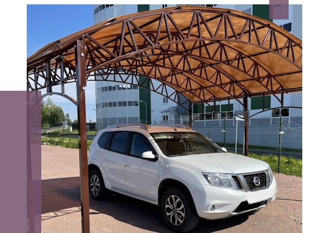 Недорогие навесы в Дивногорске от 42462 руб.  | ПРОЛЁТ-Двн