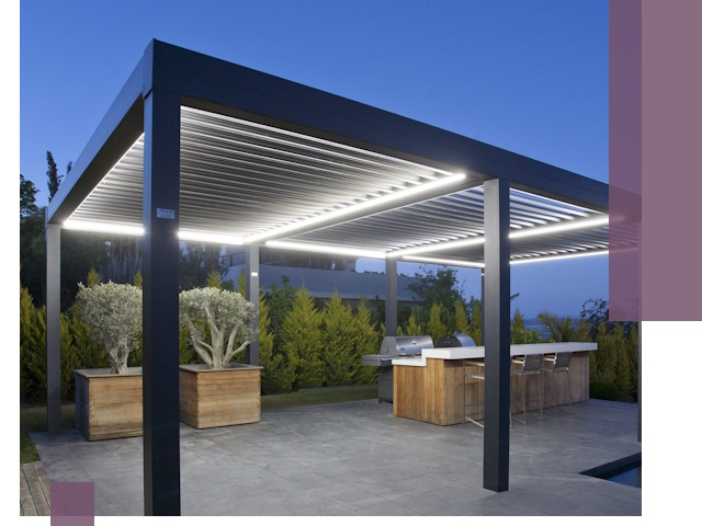 Навесы отдельно стоящие под ключ в Дивногорске из металла и поликарбоната