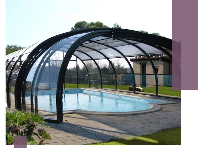 Навесы для бассейна в Дивногорске: изготовление и монтаж под ключ