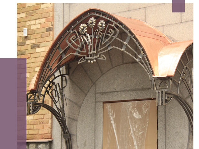 Арочные козырьки в Дивногорске от 14407 руб. 