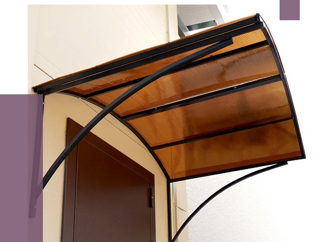 Недорогие козырьки в Дивногорске от 7502 руб.  | ПРОЛЁТ-Двн