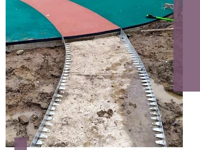 Металлические бордюры для дорожек в Дивногорске — монтаж и изготовление