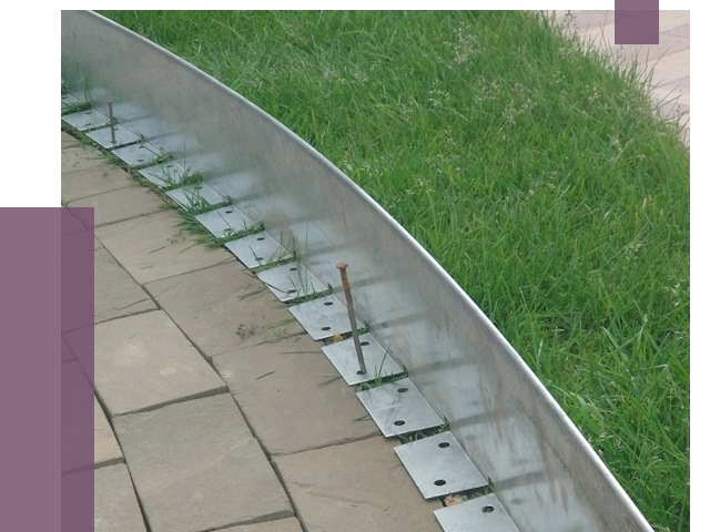 Металлические бордюры для тротуаров в Дивногорске от 8594 руб.