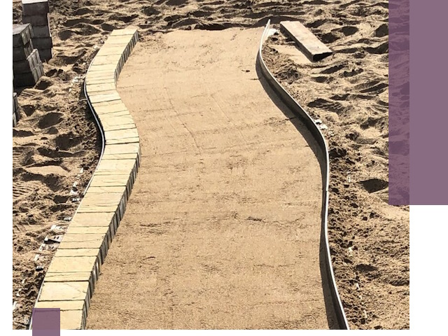 Металлические бордюры для тротуаров в Дивногорске — прочные и долговечные