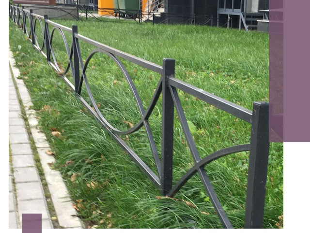 Газонные ограждения из металла в Дивногорске — монтаж и продажа