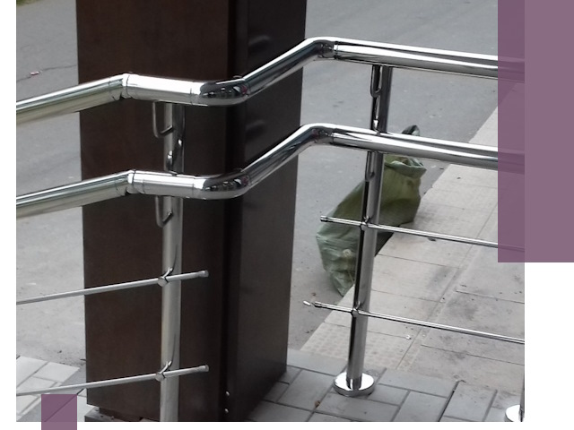 Монтаж поручней из нержавеющей стали в Дивногорске качественно и быстро